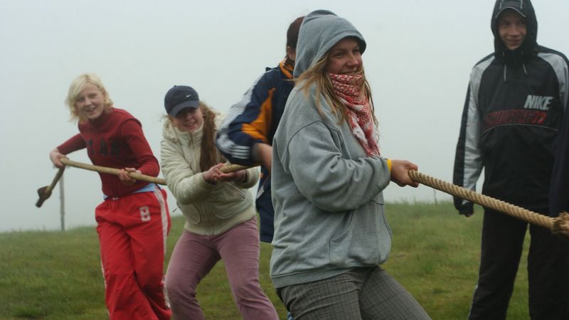 Przeciąganie liny to sport z długimi tradycjami (zdjęcie poglądowe)