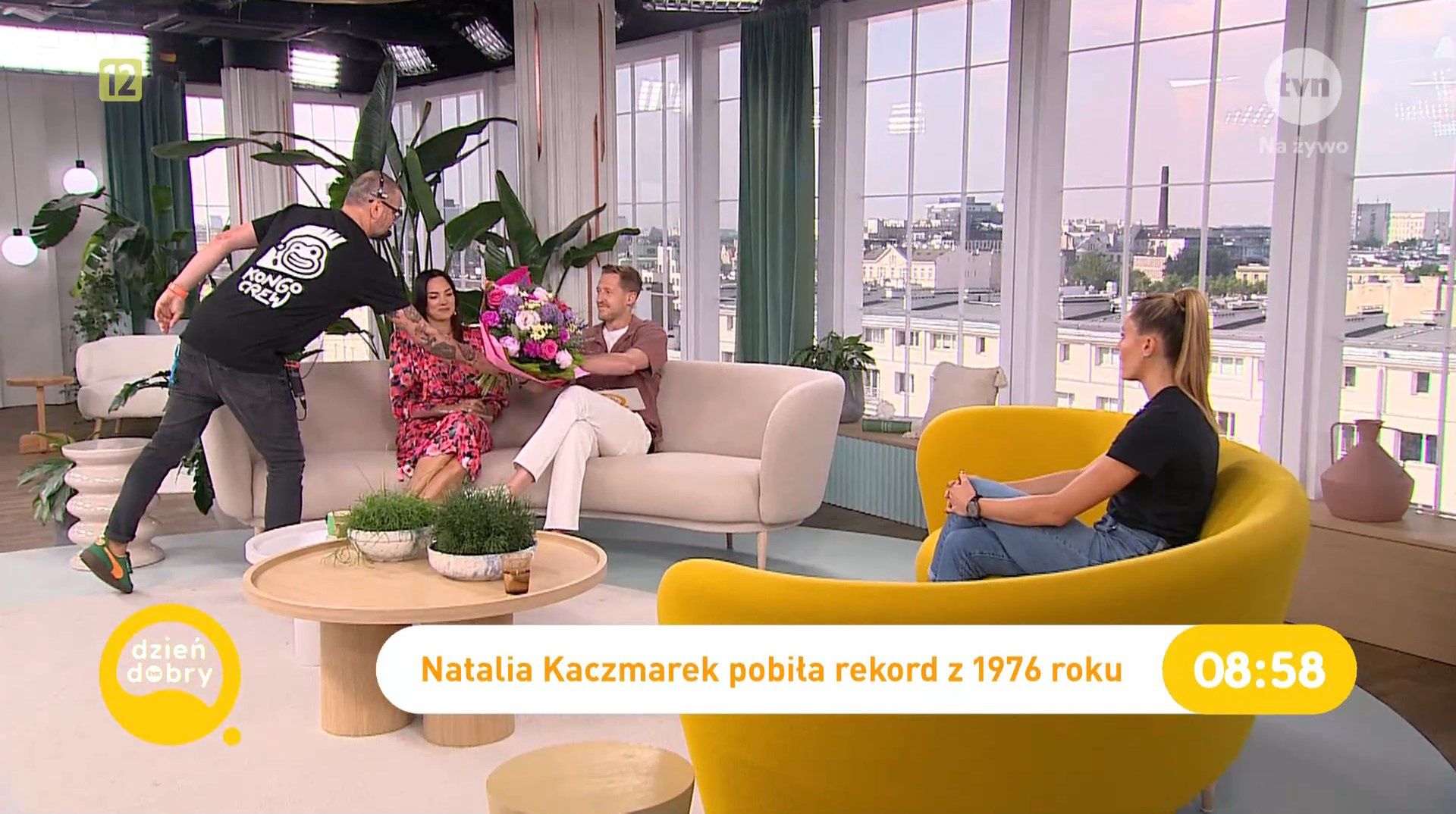 Kadr z programu "Dzień Dobry TVN"