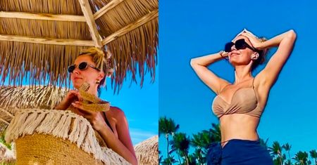 Muśnięta słońcem Agnieszka Hyży przesyła kolejną pocztówkę z wakacji. Prezenterka po raz kolejny zaprezentowała się w BIKINI
