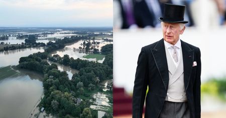 Król Karol III okazał WSPARCIE i zwrócił się do osób dotkniętych powodziami: "Jesteśmy głęboko wstrząśnięci i zasmuceni"