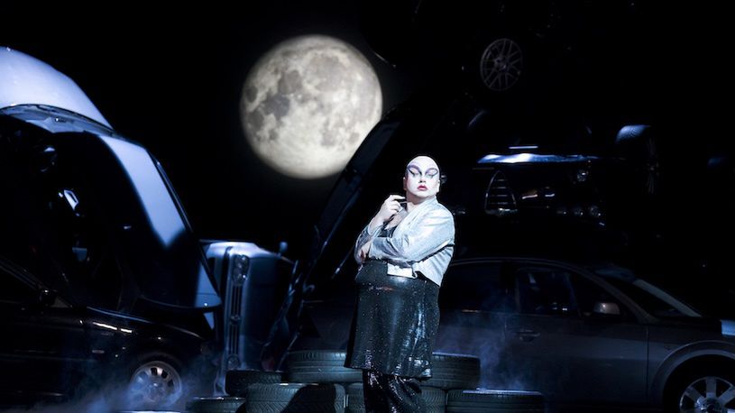 Rafał Tomkiewicz jako Oberon w „Śnie nocy letniej" Brittena w Oper Graz © Werner Kmetitsch/ Oper Graz