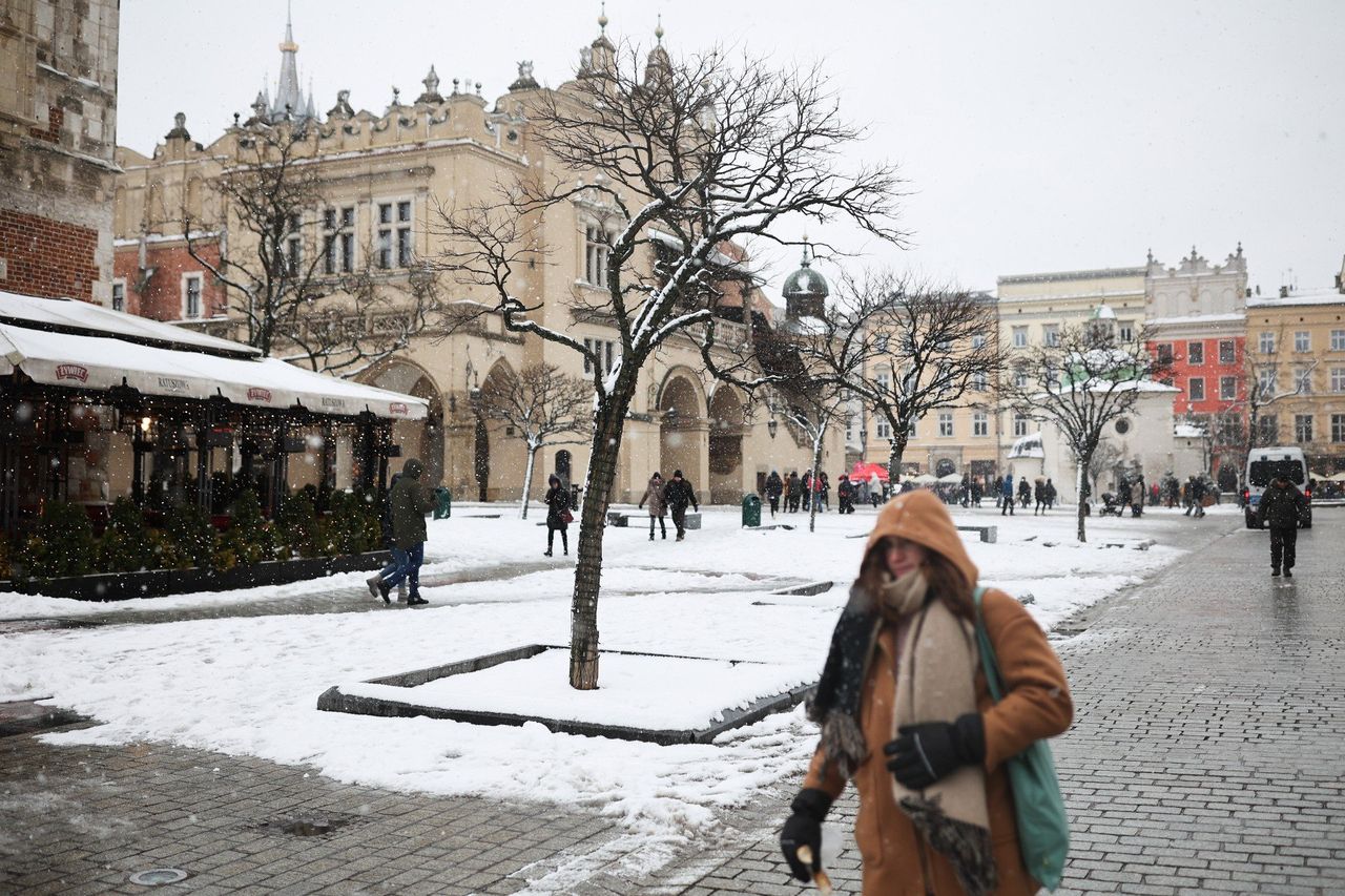 Kraków: Prognozy nie kłamią. Kiedy spadnie pierwszy śnieg
