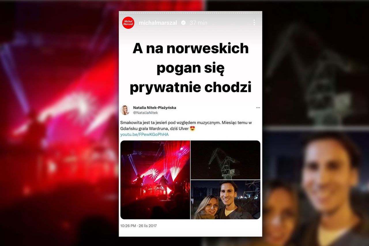 Wpis Michała Marszala z "Tygodnika NIE" na Instagramie