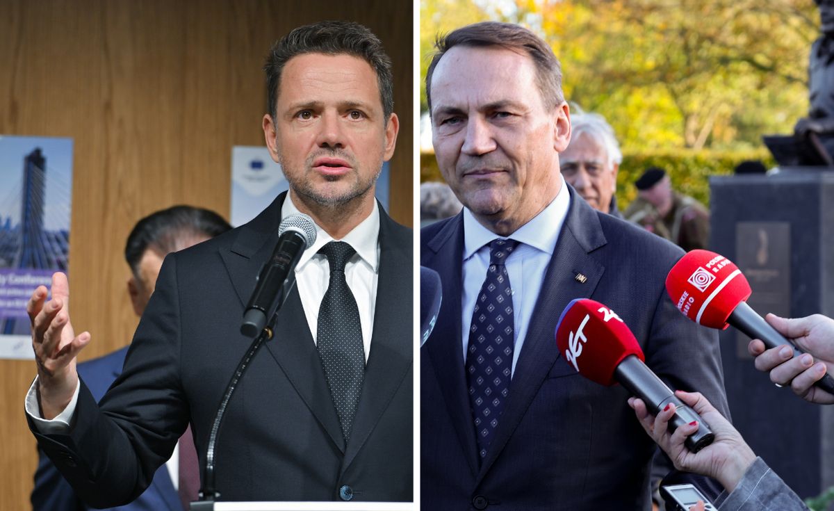 Rafał Trzaskowski i Radosław Sikorski