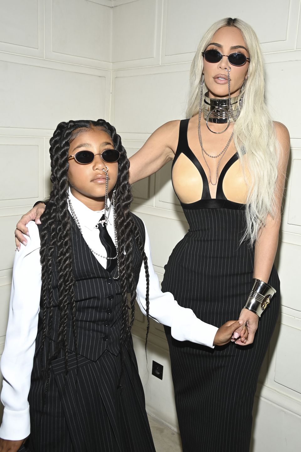 Kim Kardashian i North West w Paryżu