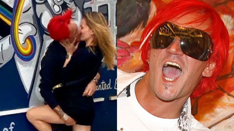 Michał Wiśniewski całuje żonę Polę