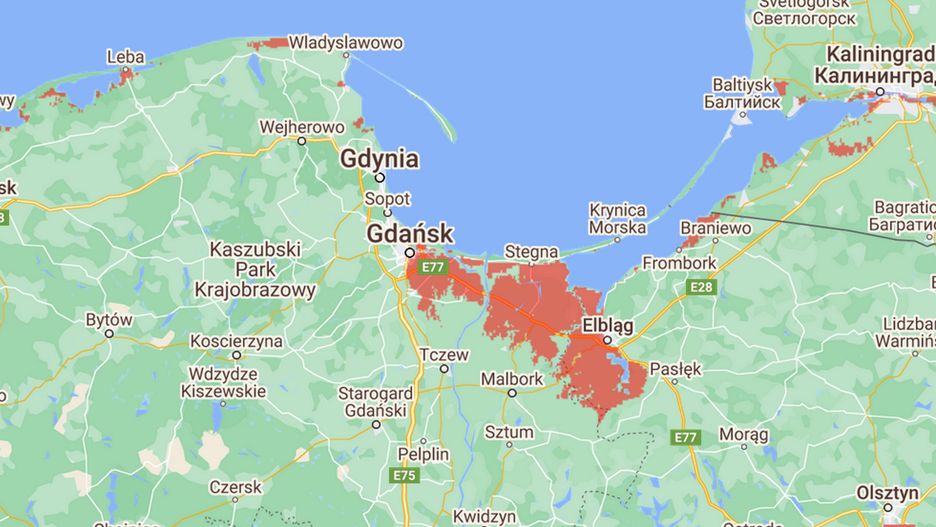 Świat w 2050 - interaktywna mapa Climate Central