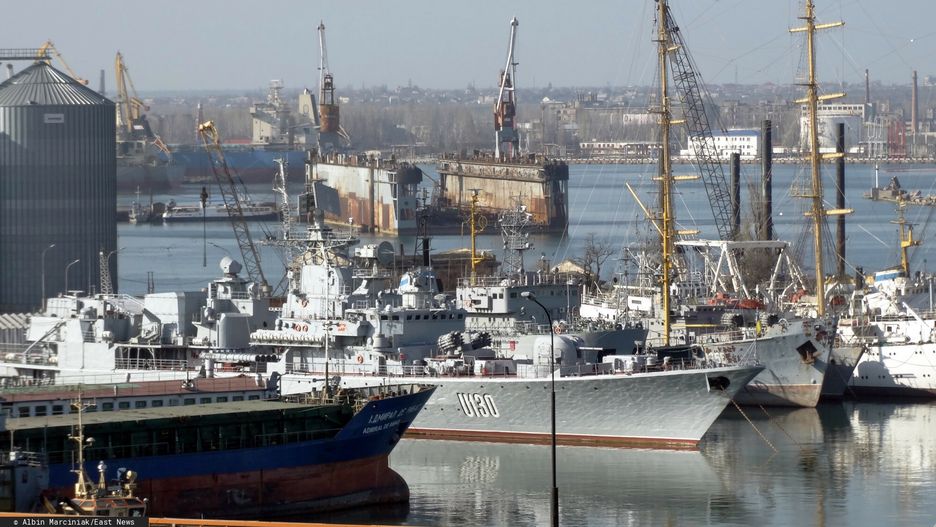 kradzież zboża w porcie w Berdiań