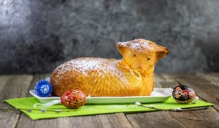 Baranek wielkanocny z ciasta
