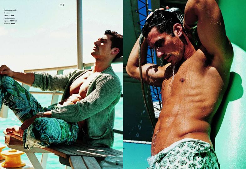 David Gandy został modelem w 2001 roku