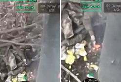 Rosyjski żołnierz odpalił papierosa od kolegi. Przerażające nagranie