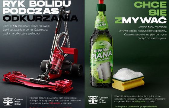 Centrum Praw Kobiet w zaczepnej kampanii o podziale obowiązków domowych