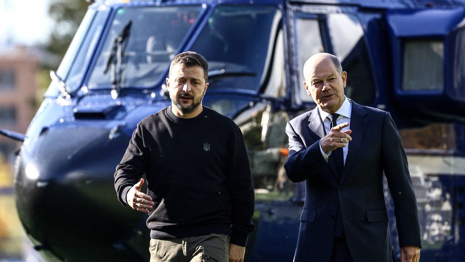 Prezydent Zełenski przyleciał do Berlina 