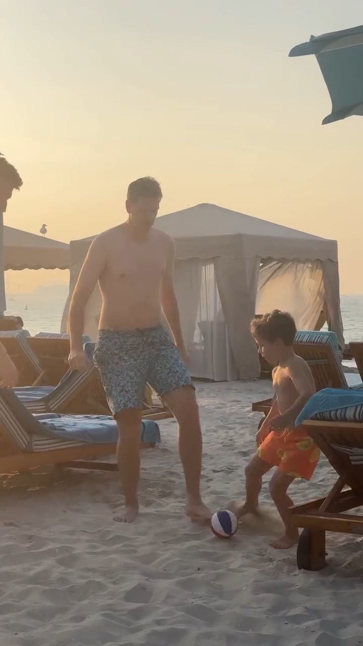 Rodzinne wakacje Szczęsnych w Dubaju