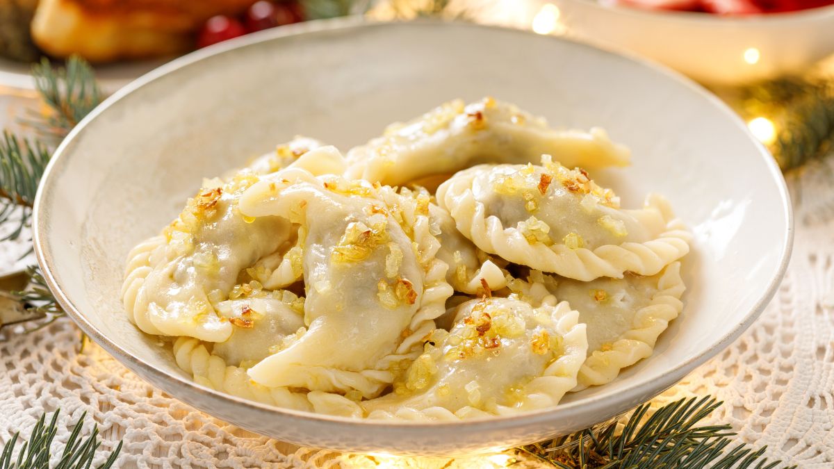 Pierogi wigilijne ze słodką niespodzianką