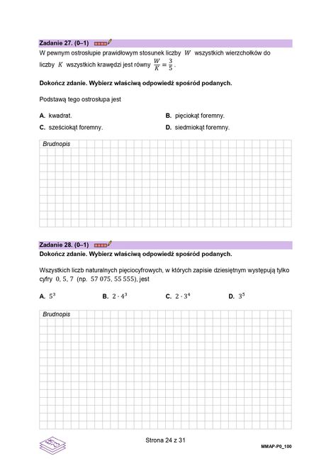 Matura 2023. Matematyka. ARKUSZE CKE + ZADANIA