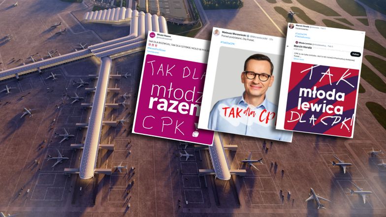 Posty z hasztagiem #takdlaCPK zalały X (dawnego Twittera)