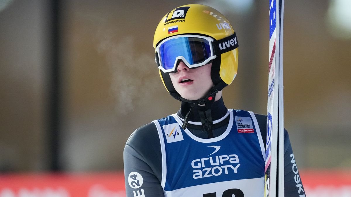 Danil Sadreev (RUS) during the individual competition for FIS Ski Jumping World Cup In Zakopane, Poland, on January 17, 2022. (Photo by Foto Olimpik/NurPhoto via Getty Images)