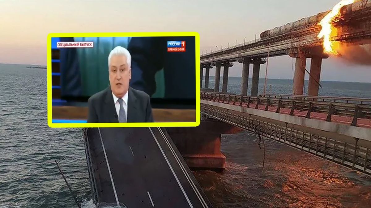 Rosyjski propagandysta Igor Korotczenko zapewniał wcześniej, że most jest dobrze chroniony