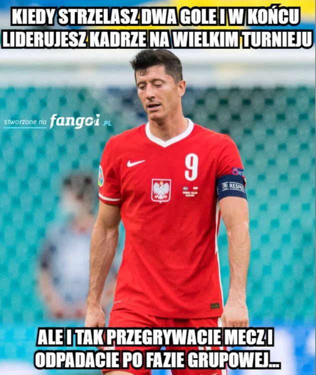 Robert Lewandowski w meczu ze Szwecją