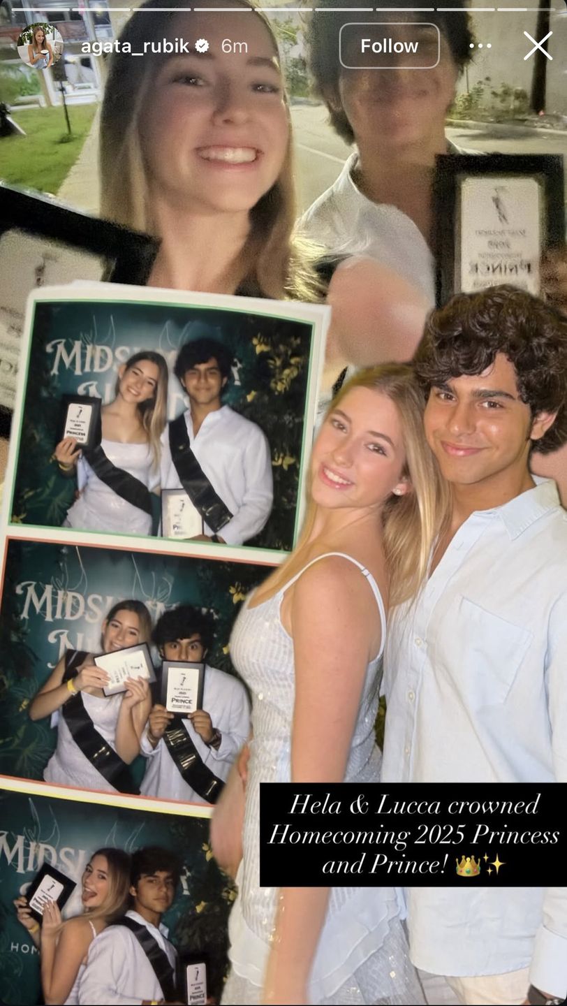 Helena Rubik z chłopakiem