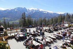 Zakopane. Tłumy turystów na Gubałówce