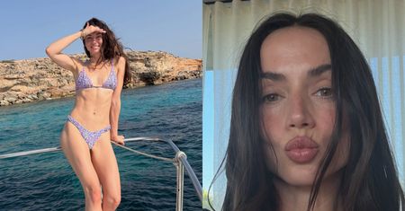 Promienna Ana de Armas w SKĄPYM bikini pręży umięśniony brzuch na jachcie. Forma życia? (FOTO)