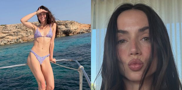 Promienna Ana de Armas w SKĄPYM bikini pręży umięśniony brzuch na jachcie. Forma życia? (FOTO)
