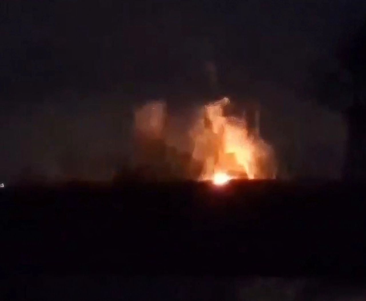 Pożar rosyjskiej elektrowni