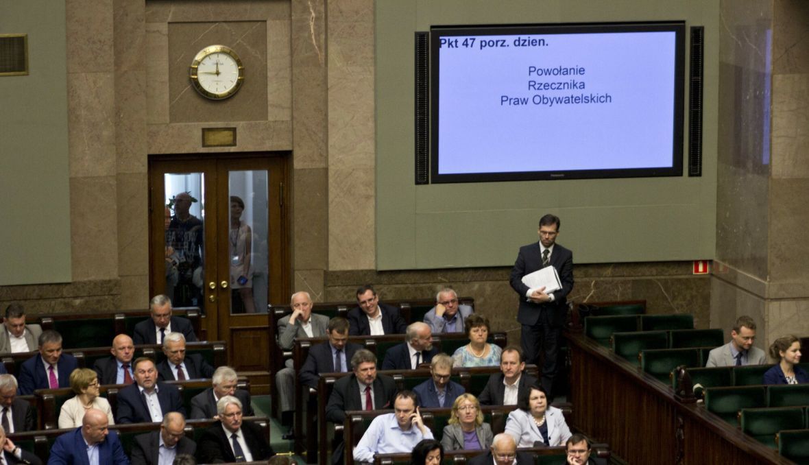 Sejm wybiera Adama Bodnara na stanowisko RPO. 24 lipca 2015 roku