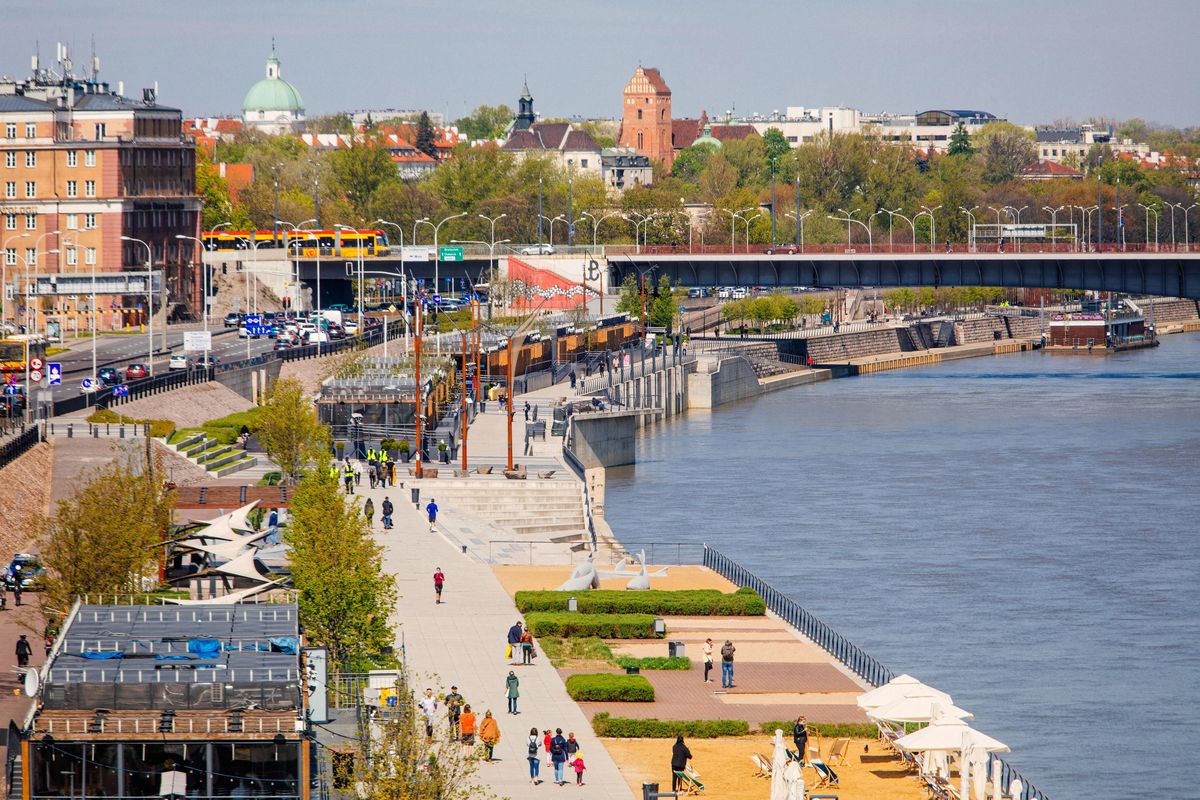 Warszawa. Poniedziałek będzie słoneczny