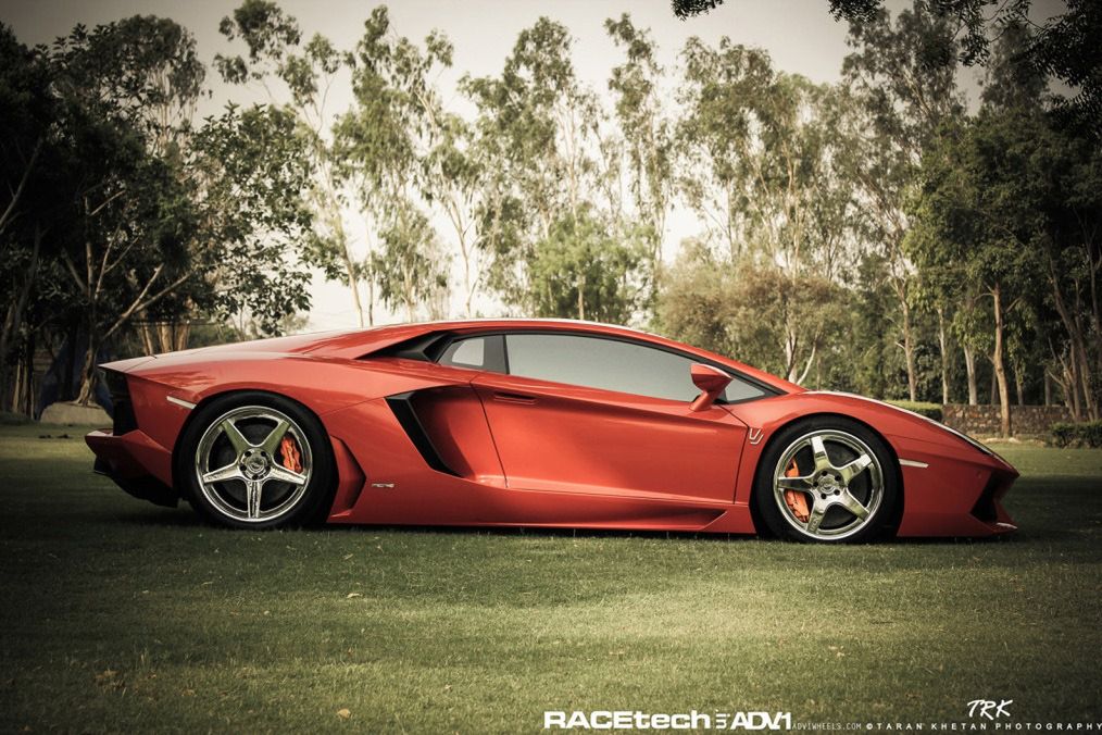 Lamborghini Aventador, felgi ADV.1 i słoń - niecodzienna sesja zdjęciowa [galeria] 5
