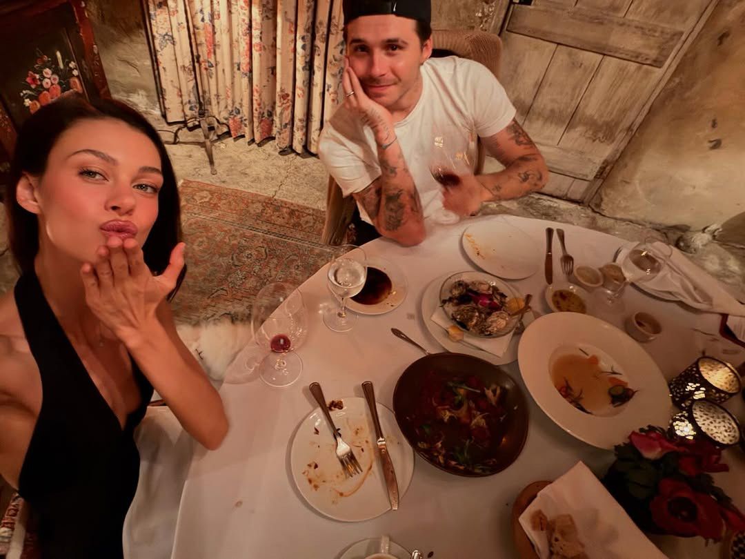 Brooklyn Beckham z żoną na romantycznej kolacji
