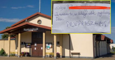 Ksiądz zaniemówił. Taka kartka trafiła do parafii na Podlasiu