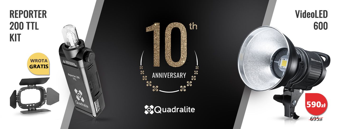 10-lecie marki Quadralite - zobacz konkursy, warsztaty oraz promocje 2