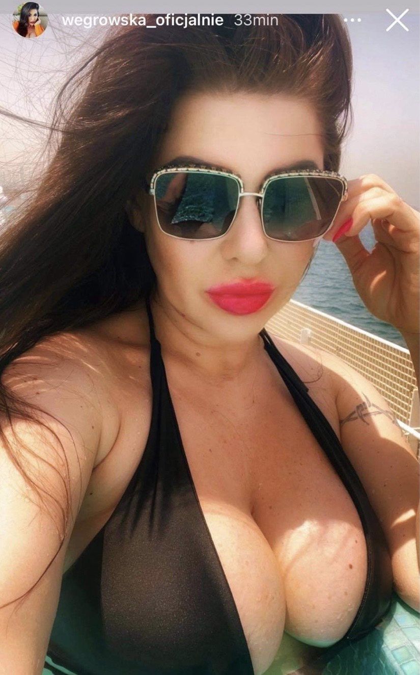 Iwona Węgrowska na wakacjach w Dubaju