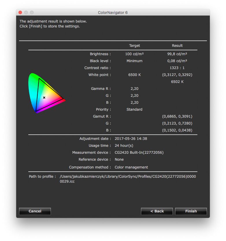 Eizo CG2420 - świetne parametry i rewelacyjne wyniki [test] 11