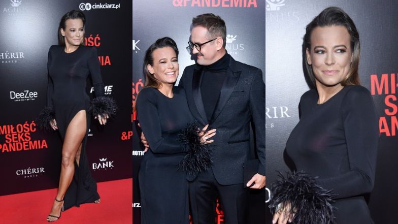 Anna Mucha i Jakub Wons na premierze filmu Patryka Vegi