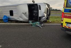 Groźny wypadek na autostradzie A2