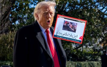 Taki widok w irańskiej telewizji. "Tym razem kula nie chybi"