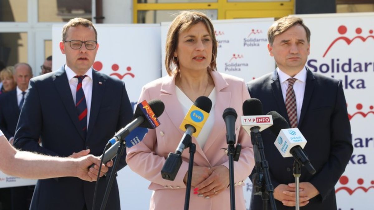 Aneta Karpiuk, Marcin Romanowski i Zbigniew Ziobro