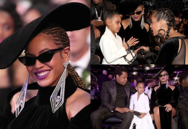 Beyonce, Jay-Z i 6-letnia Blue Ivy z torebką za 10 TYSIĘCY na gali Grammy (ZDJĘCIA)