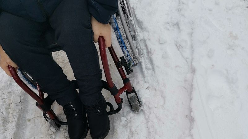 Nieodśnieżone chodniki i drogi na terenie COZL w Lublinie | fot. nadesłane
