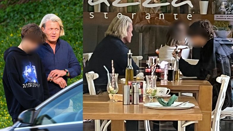 Jarosław Jakimowicz na spotkaniu z synem 