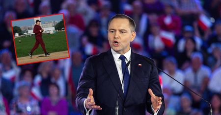 Nowe zdjęcie Nawrockiego z USA. W dresie