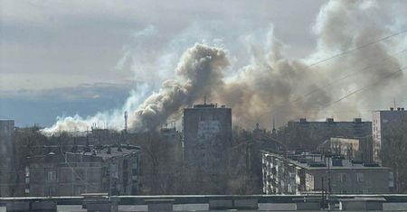 Wielki ogień niedaleko Moskwy. Zapalił się instytut wojskowy