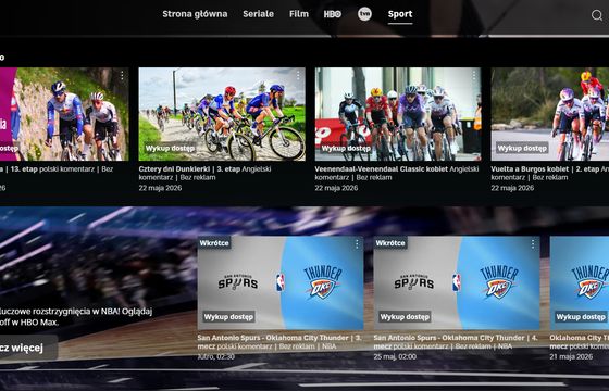 Więcej sportu w streamingu. Liderem HBO Max