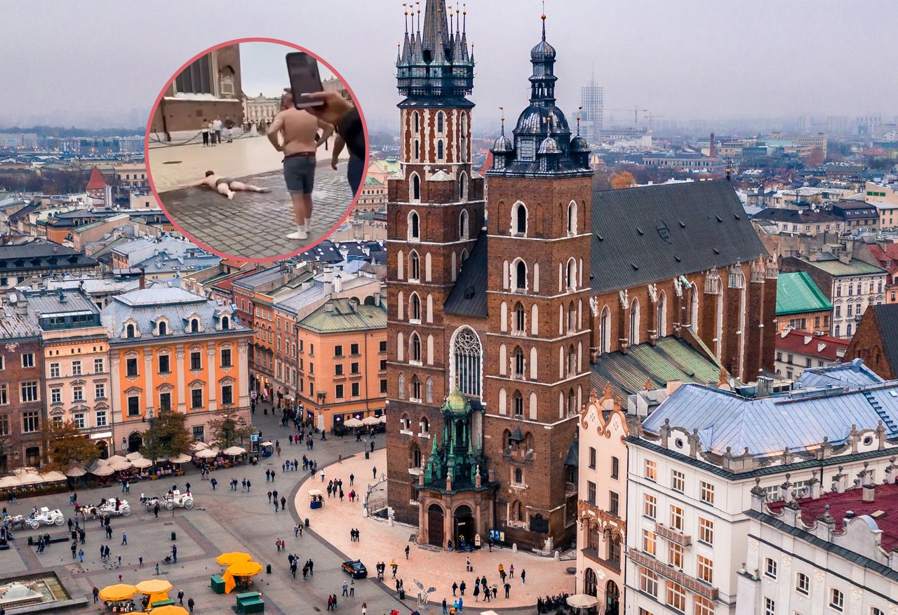 Zaskakujące zachowanie turystów w Krakowie
