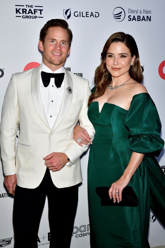 Sophia Bush with second husband Grant Hughes