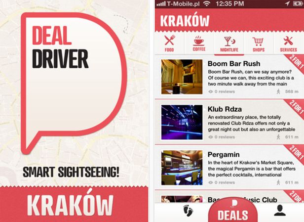 DealDriver – przewodnik po Krakowie ze zniżkami w ponad 200 miejscach!